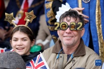 英國倫敦舉行新年游行