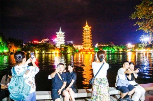 高清組圖：國慶黃金周，桂林各景點再現熱鬧景象