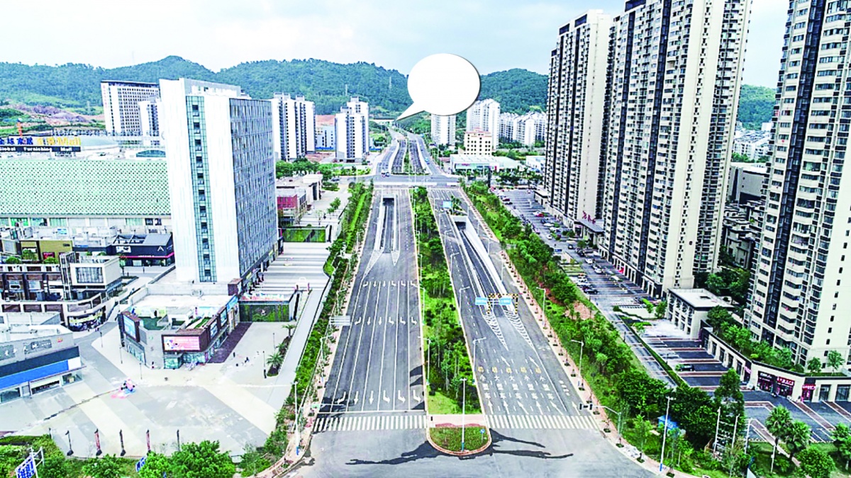 緯六路即將通車.鳳凰嶺大橋-緯六路-蓮花大道將形成一條快速通道.