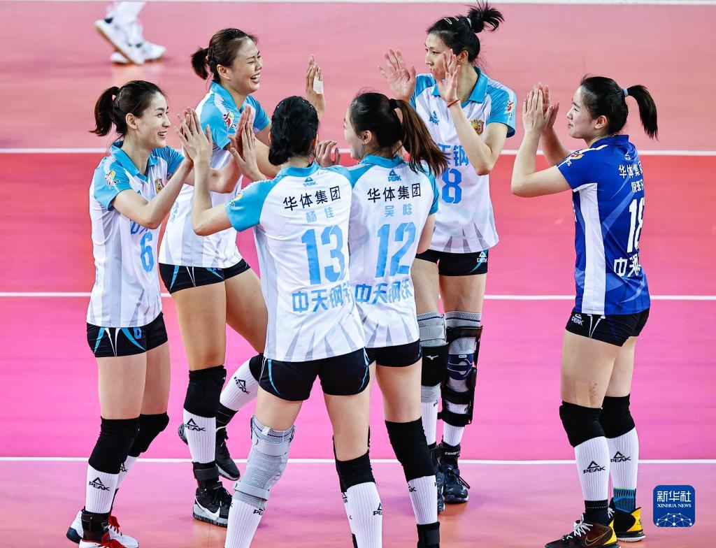 女排联赛：江苏胜上海