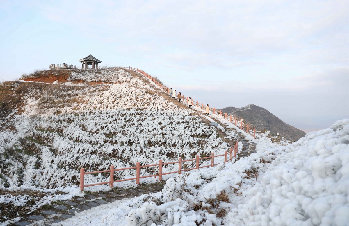 高清图集：广西这个∮地方现绝美雪景 宛ㄨ如童话世界