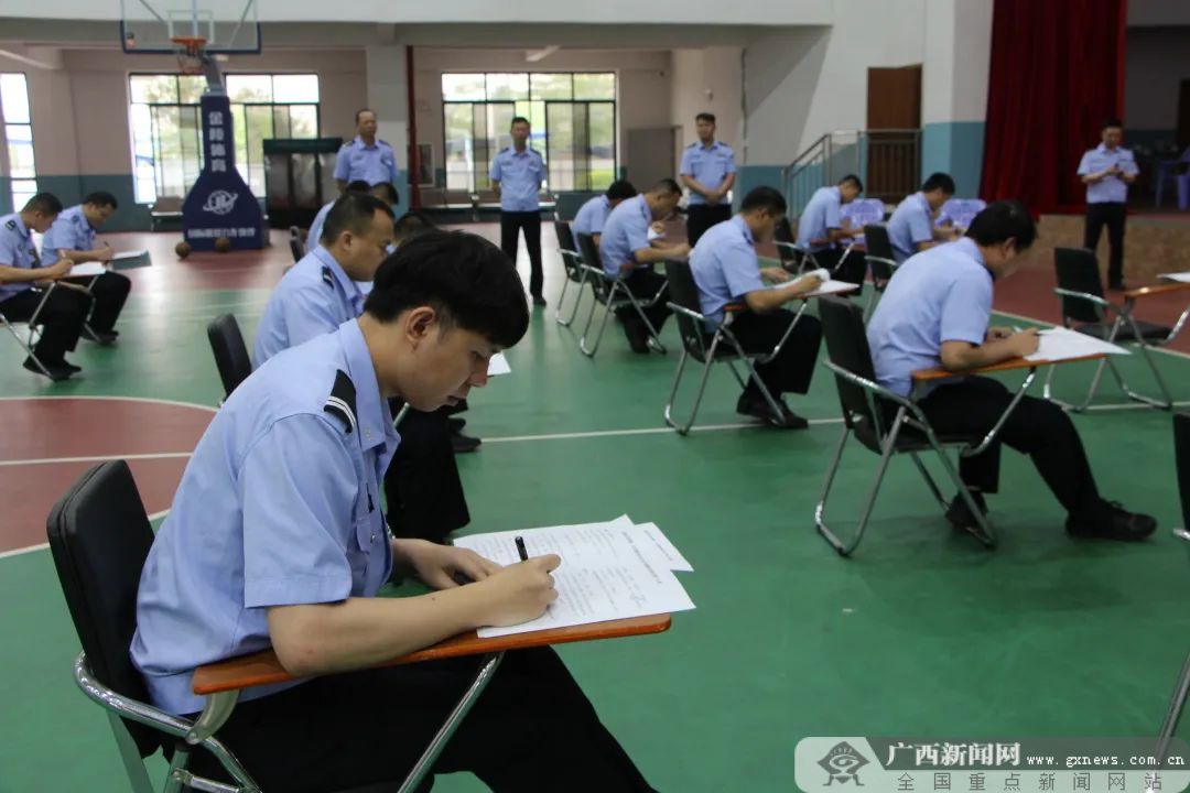 柳城监狱开展青年警察管教业务技能竞赛|手机广西网