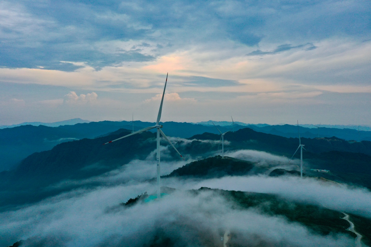 樂業風電項目全景圖.樂業縣委宣傳部供圖農產品深加工產業園.