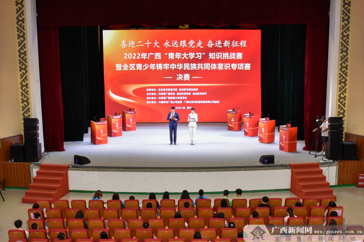 2022年广西青年大学习知识挑战赛顺利举行