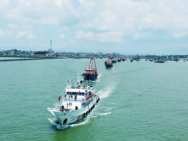 开海啦！广西第二大渔港企沙渔港开启新一轮捕捞