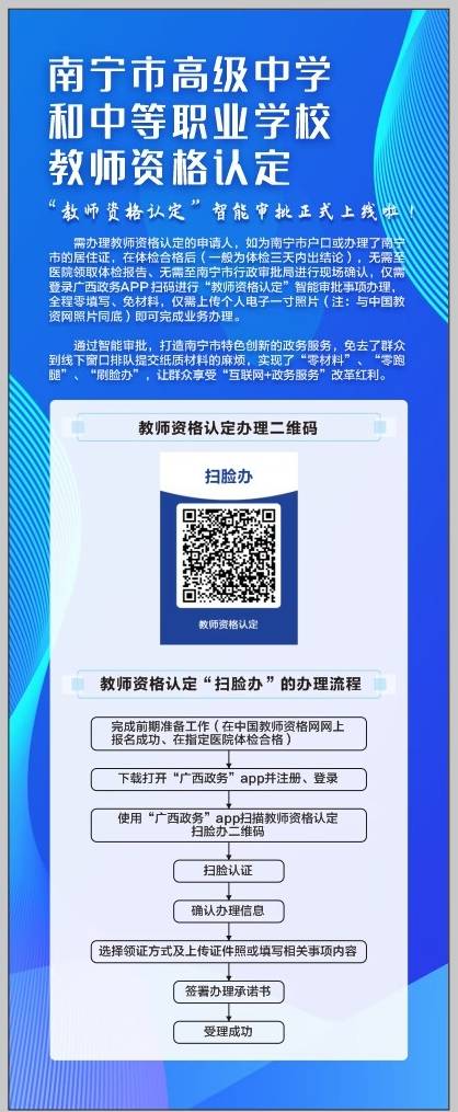 教师资格证认定流程图图片