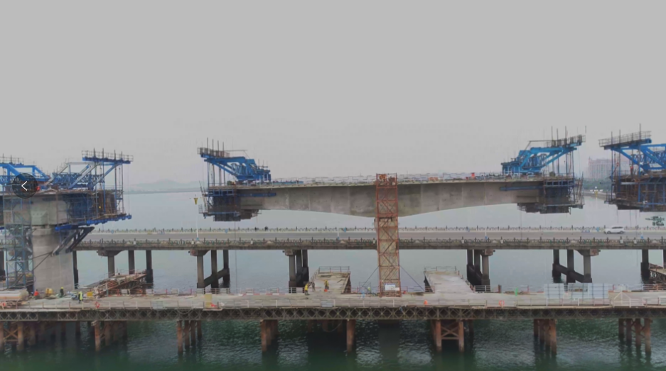 防东铁路西湾跨海大桥图片