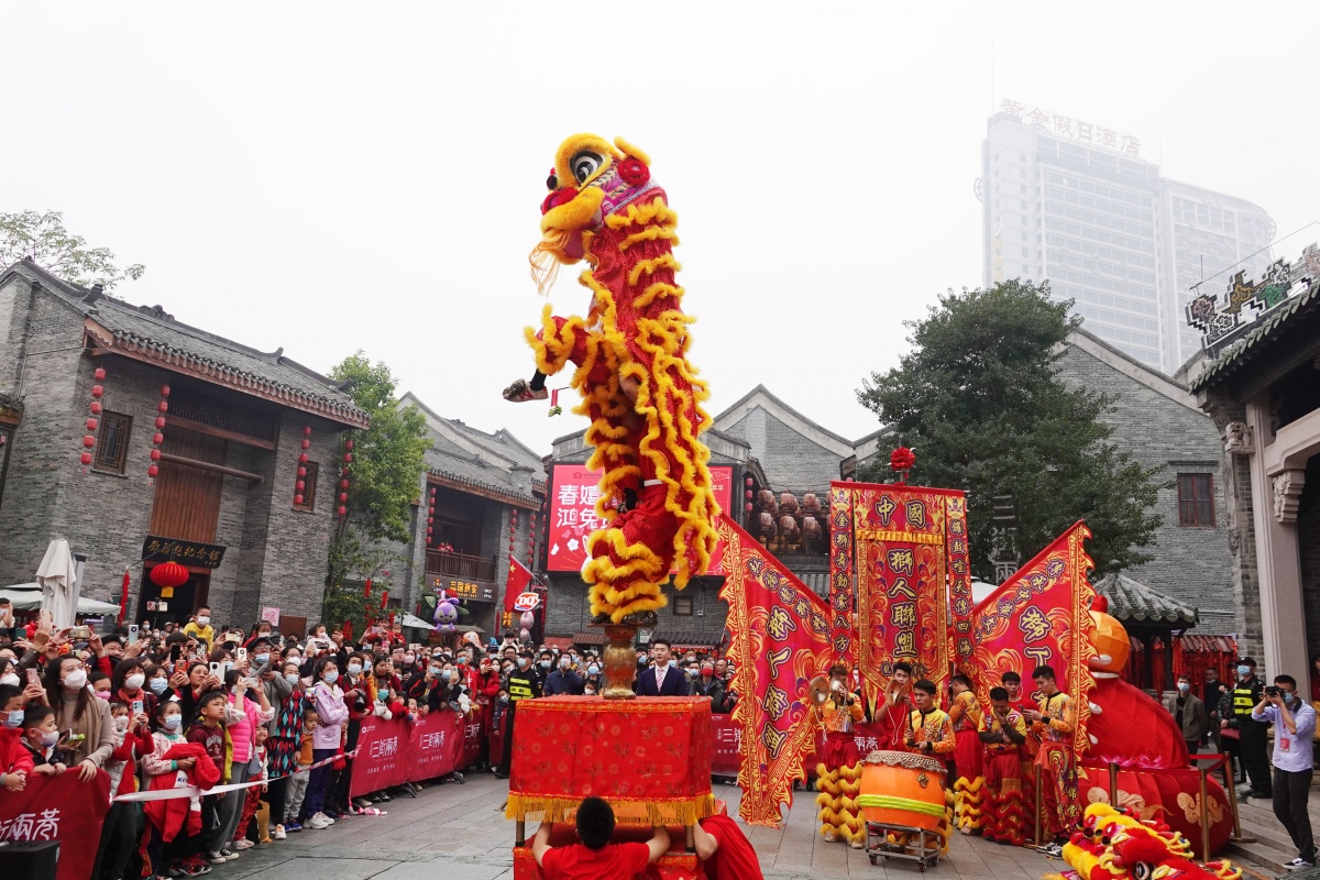 大美中国·壮美广西0122丨醒狮贺新春 欢乐中国年-广西新闻网