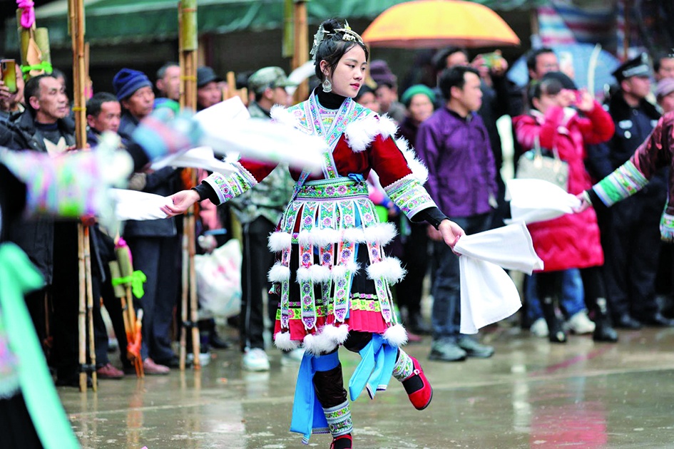 高清图集丨柳州市融水苗族自治县大苗山的赶坡人