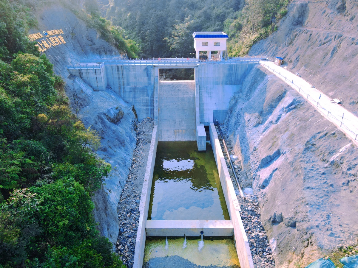 农村饮水取水坝图片图片