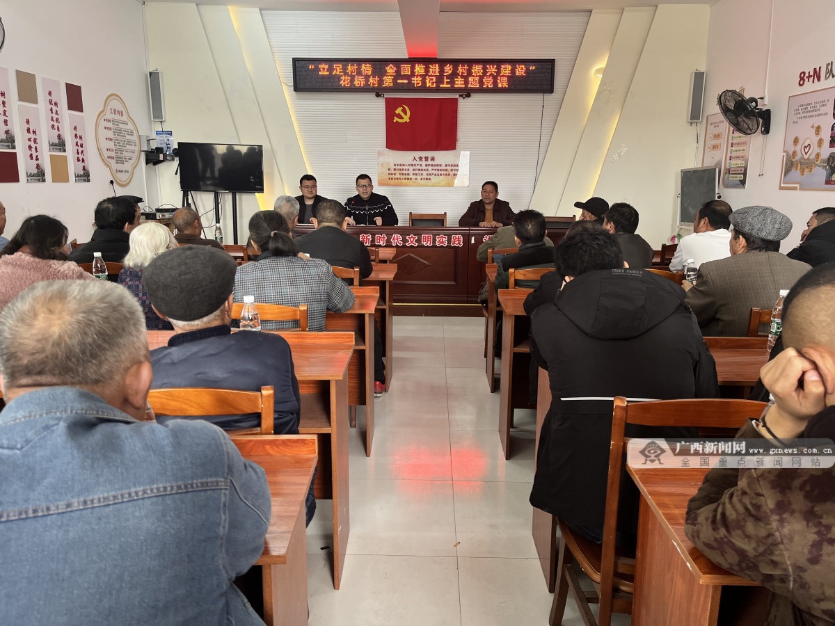 兴安县湘漓镇特色党课为乡村振兴提振信心