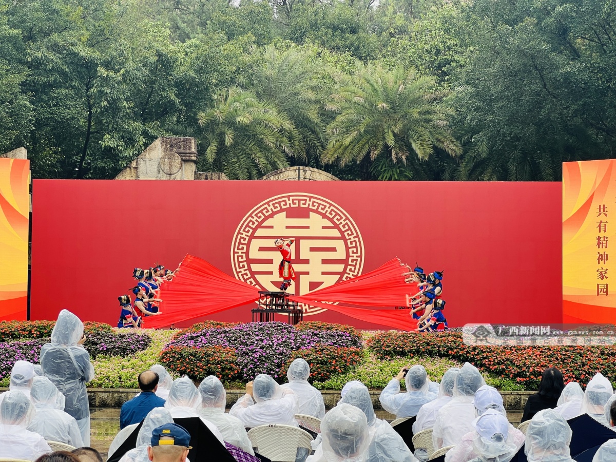 京族独弦琴藤县舞狮歌舞表演广西民族文艺节目展演活动举行37