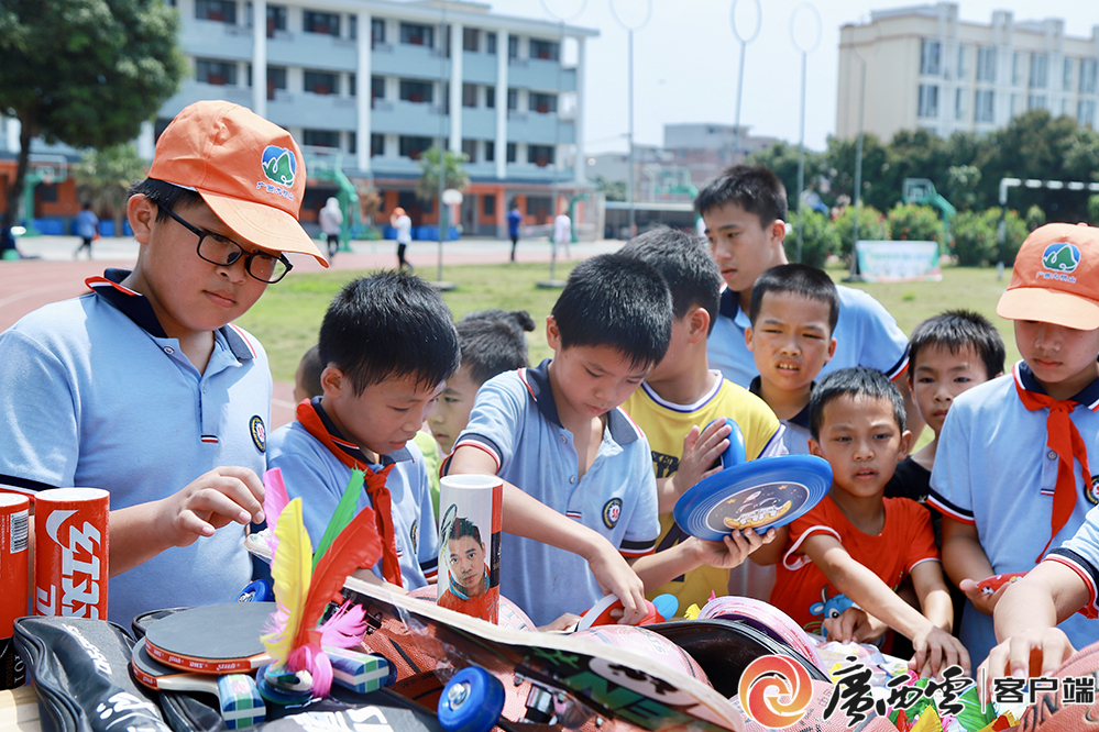 首站走进武鸣区宁武小学  “公益体彩 快乐操场”2023年广西公益活动起航
