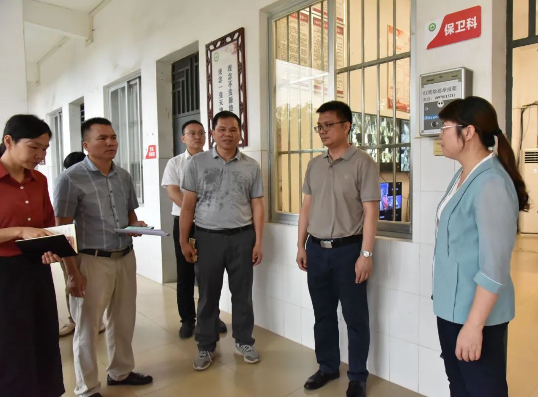 大新县对辖区开展高考前检查指导工作