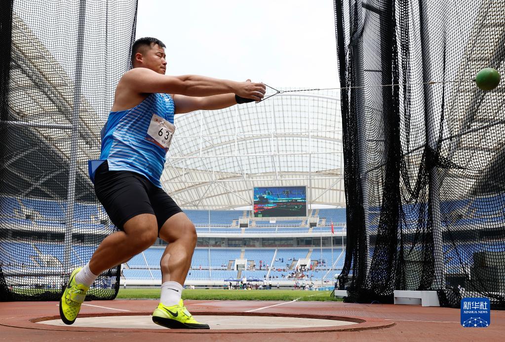 田径全国冠军赛男子链球赛况