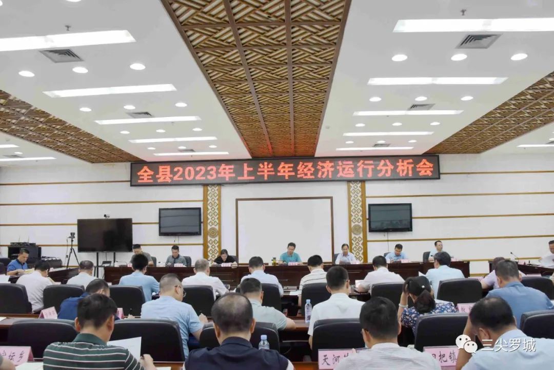 罗城仫佬族自治县召开2023年上半年经济运行分析会