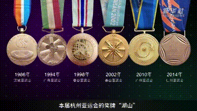 杭州亚运会金牌图片