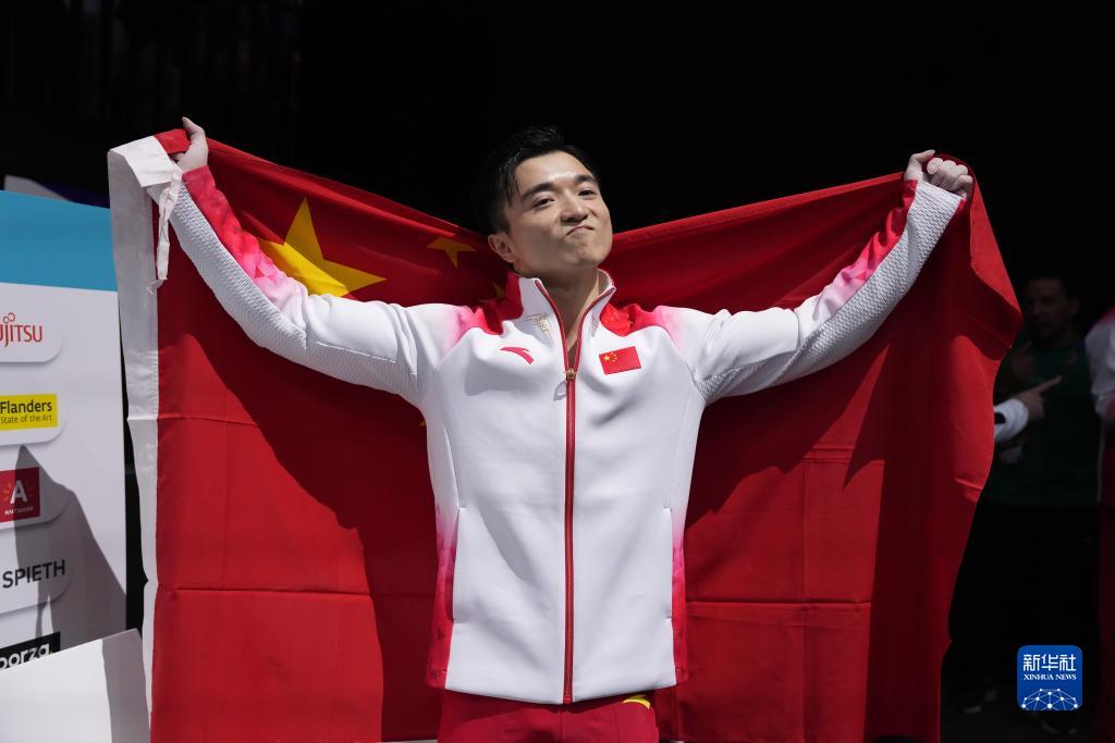 中国选手刘洋夺得男子吊环冠军|手机广西网