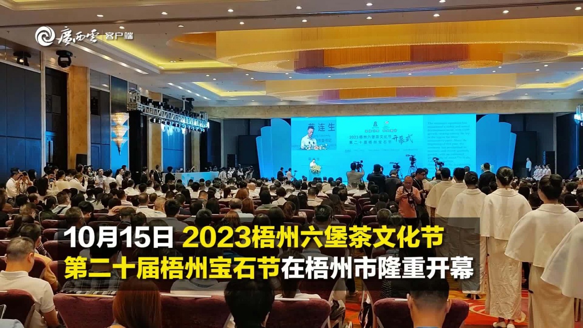 2023梧州六堡茶文化节—第二十届梧州宝石节开幕-广西新闻网