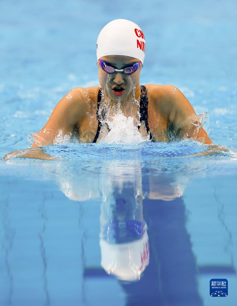 游泳——学青会:中学组女子200米蛙泳赛况-广西新闻网