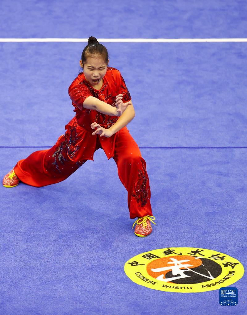 武术套路学青会中学组女子自选南拳赛况2