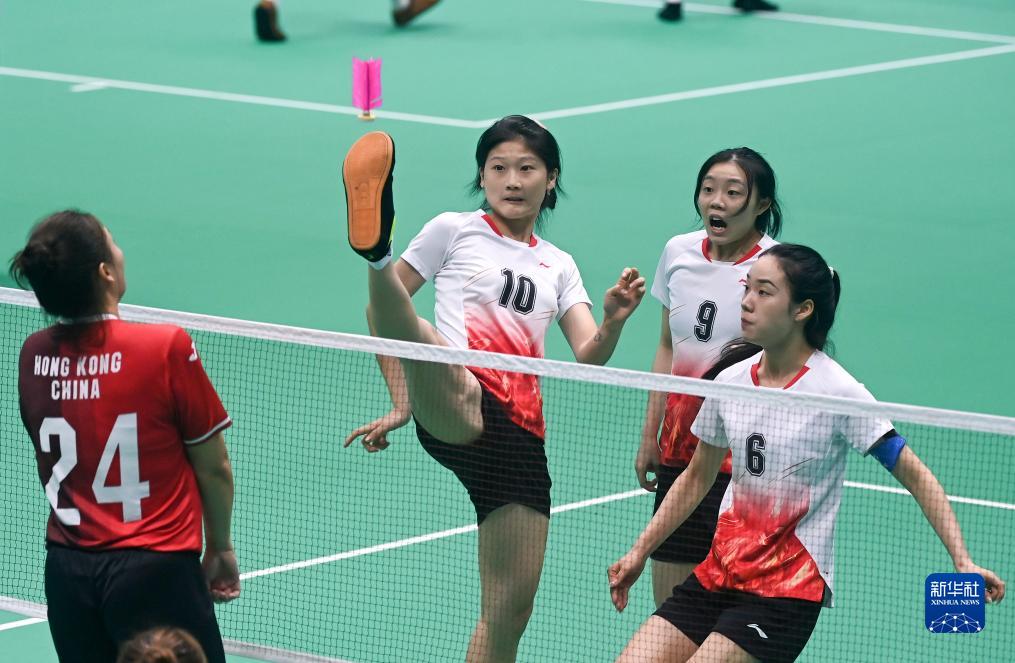 毽球——学青会:大学组女子三人赛赛况