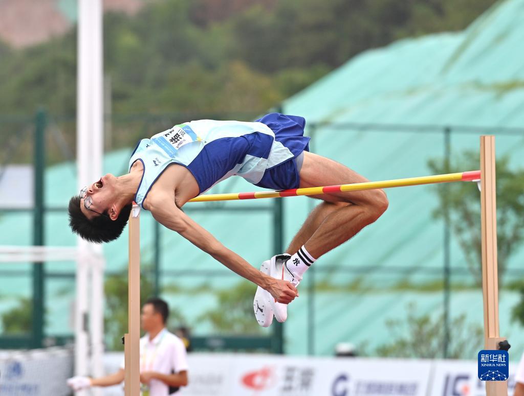 田径——学青会:大学甲组男子跳高决赛赛况|手机广西网
