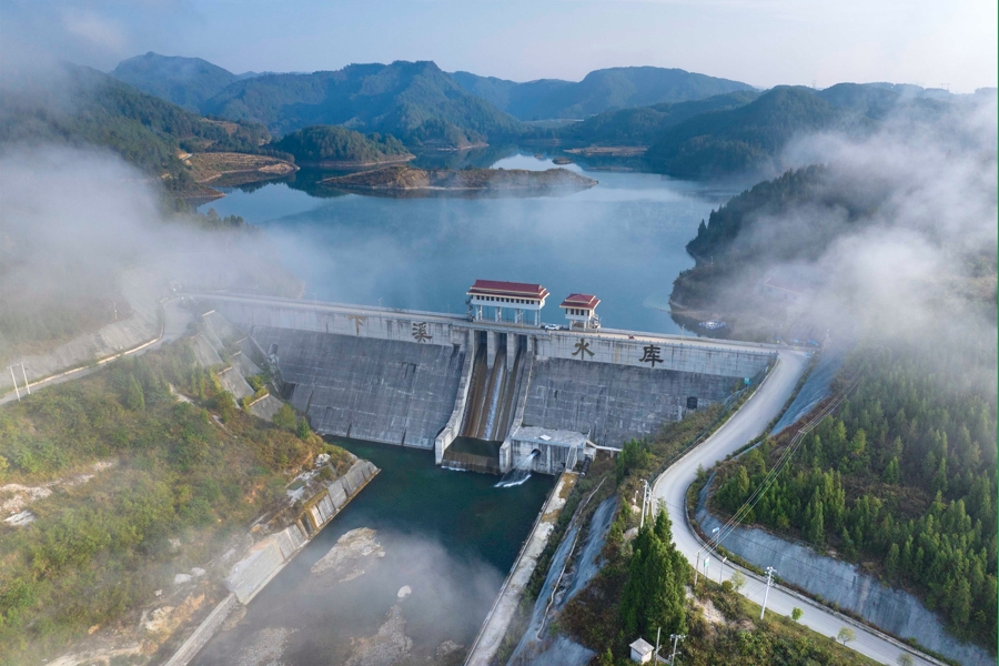 贵州黔东南州岑巩县大有镇下溪水库光旖旎-广西新闻网