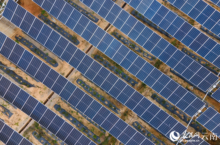 云县爱华镇永胜村的光伏发电项目.