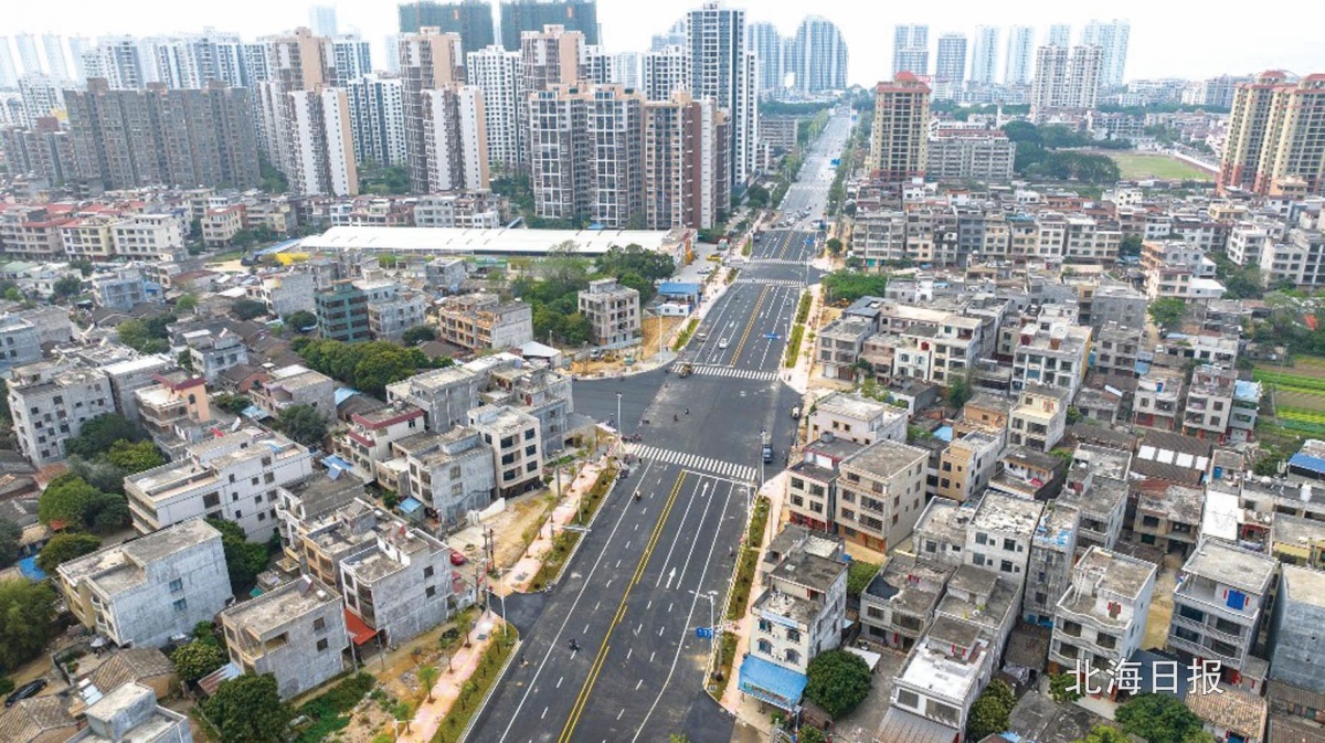 北海市湖北路(北海大道至北部湾路段)通车|手机广西网