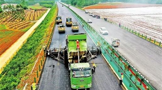 贵港西外环高速公路项目计划今年6月建成通车
