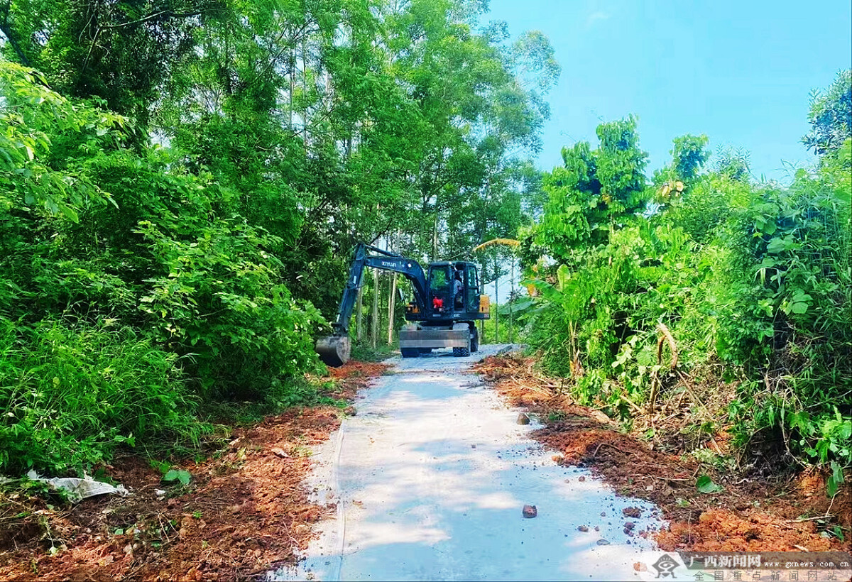 上思县今年投入近2000万元实施村屯和产业道路建设-广西新闻网