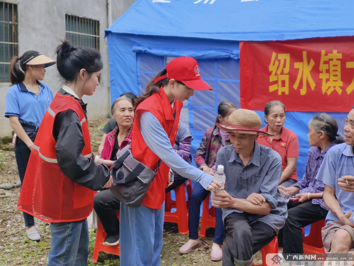 全州县绍水镇开展突发性地质灾害避险演练