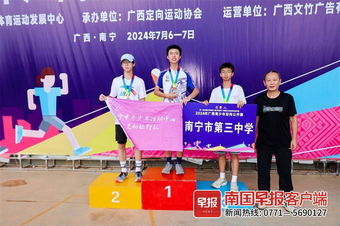 bobsports奔跑吧少年！ 广西青少年定向公开赛7日落幕(图1)