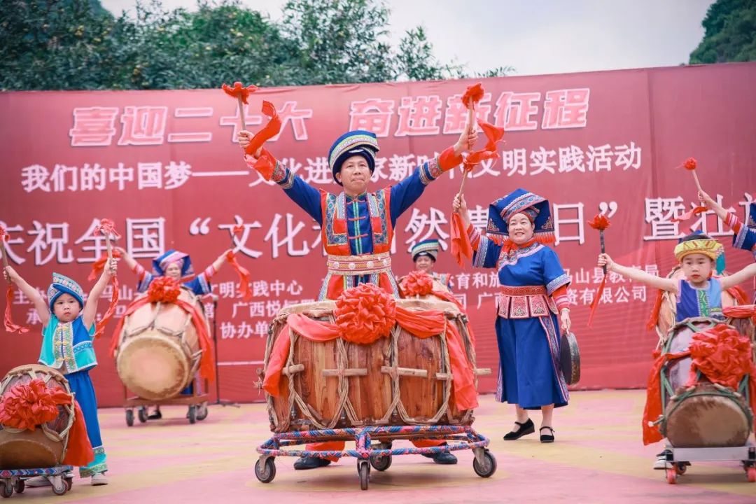 跟着非遗游南宁丨会鼓擂响 硬控全场！(图3)