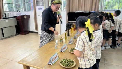 全國科普日:專家為孩子們揭開廣西油茶的神秘面紗