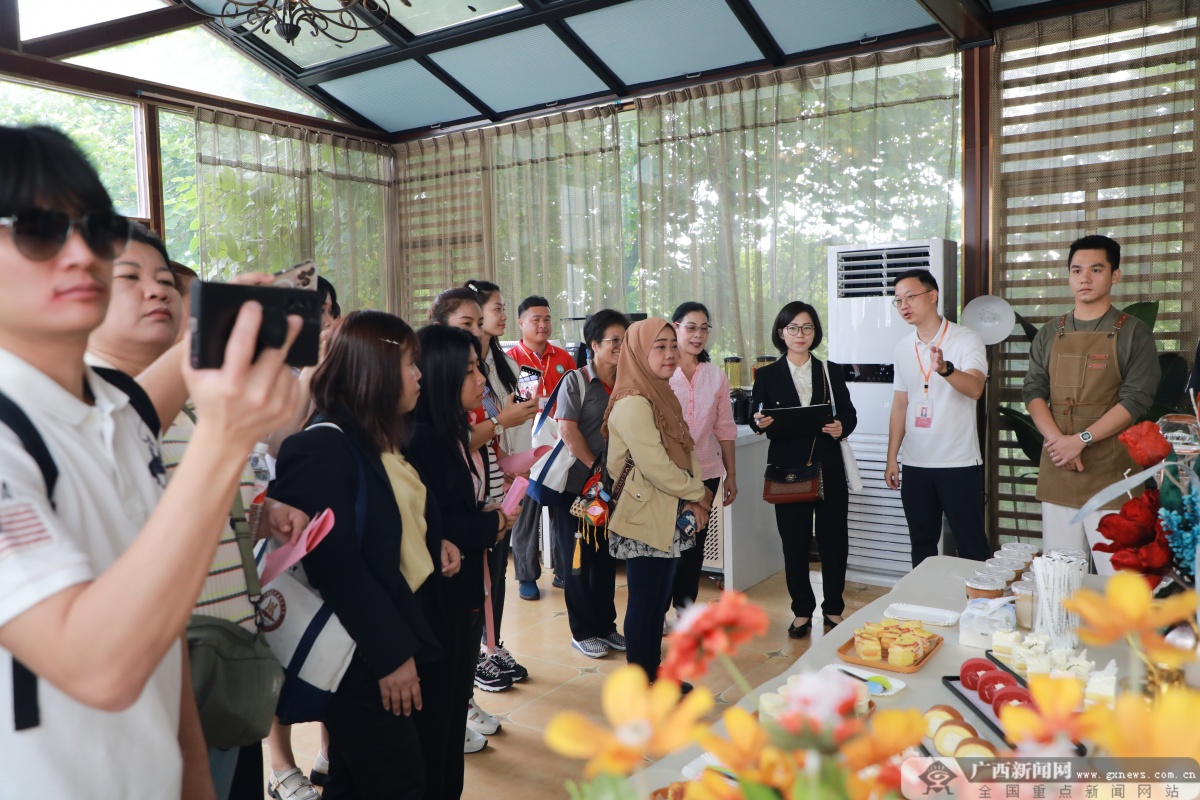 完美体育泰国职业院校师资培训班学员到南宁六职校开展学习交流(图4)