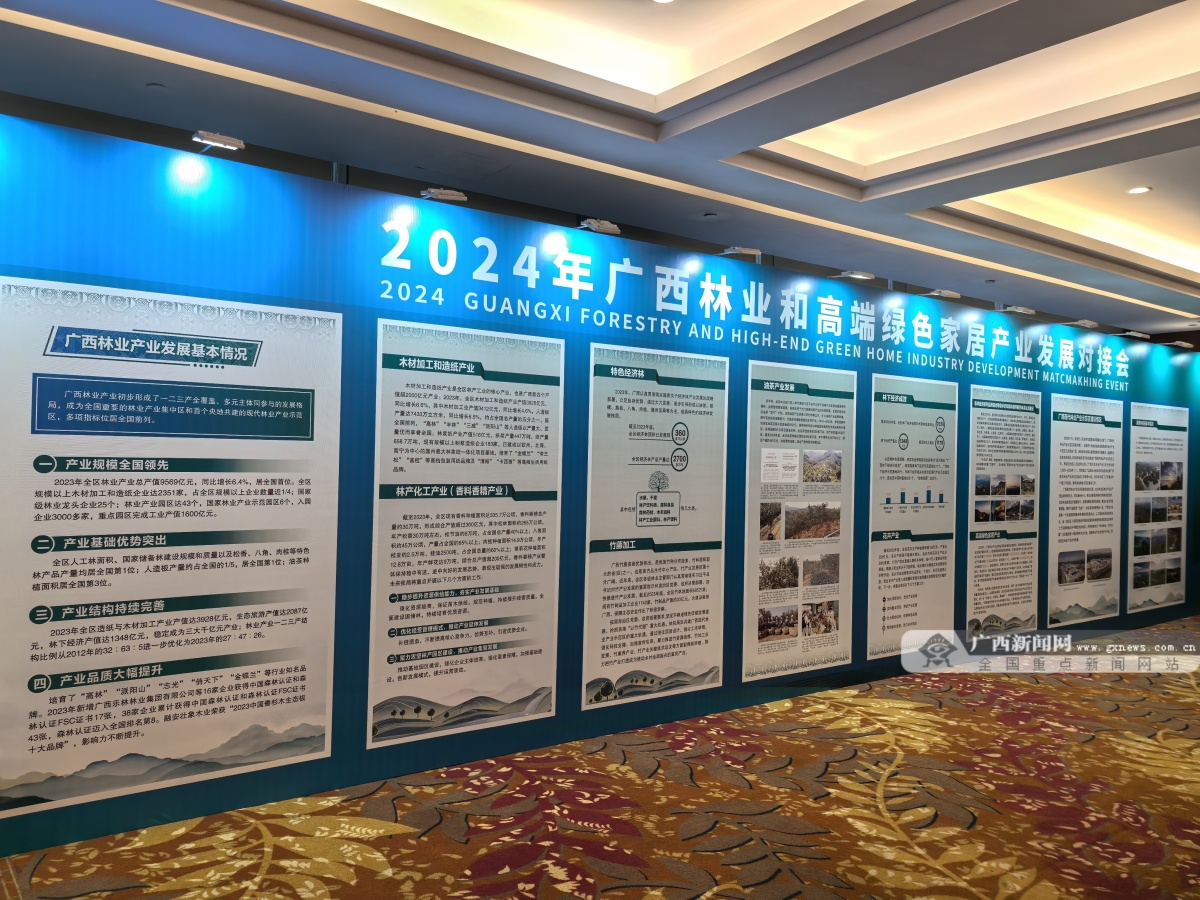 PG电子官网2024年广西林业和高端绿色家居产业发展对接会在南宁举行(图2)