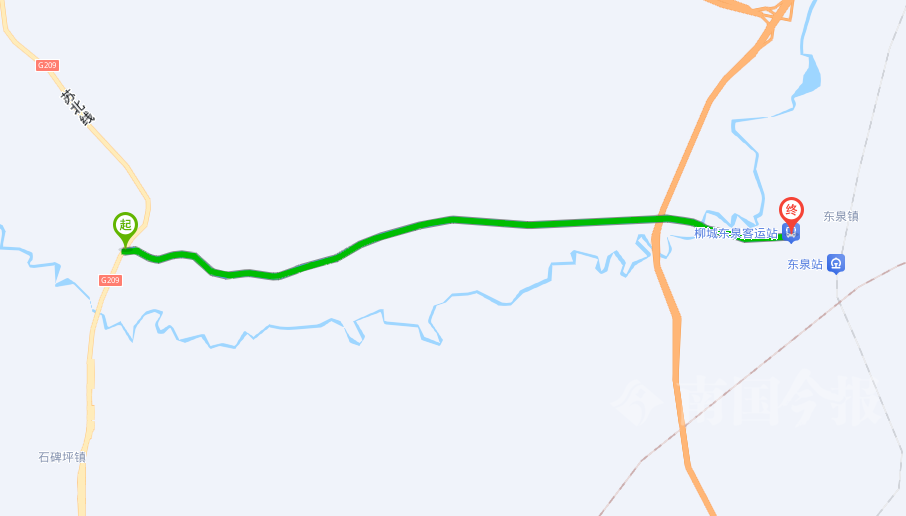 209国道广西段线路图片