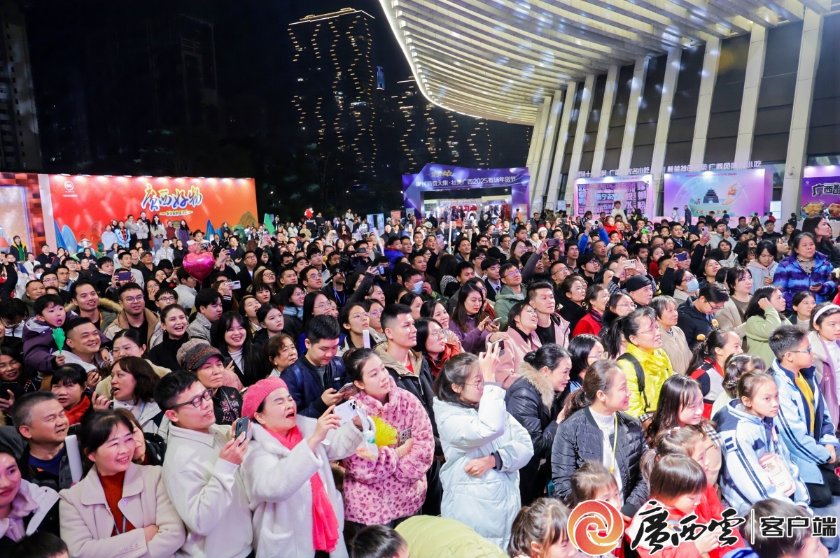 2025年广西新丝路跨年电商节璀璨之夜活动在南宁举行