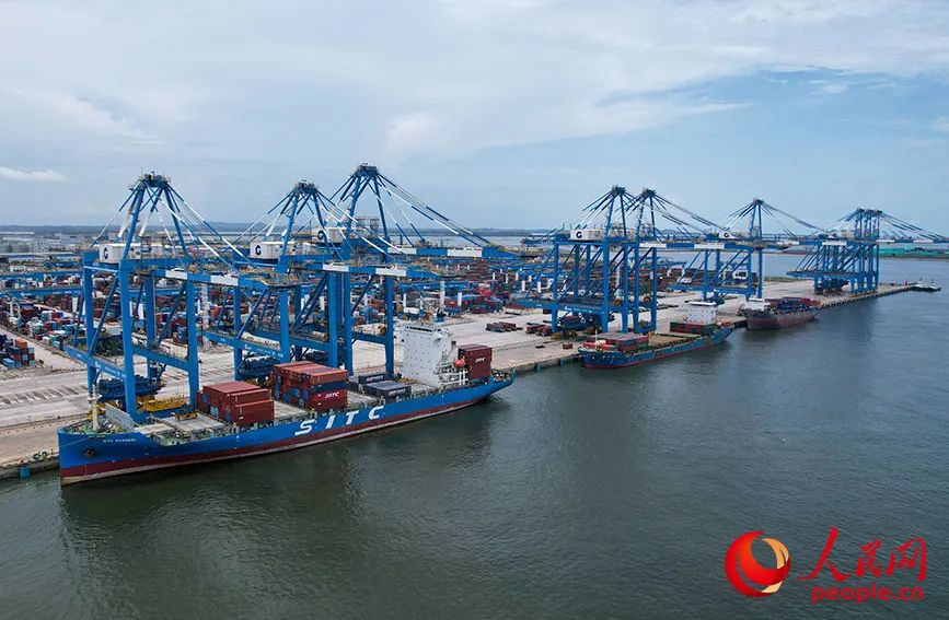 开云网站：钦州港打造“海上冷链高速通道”助力东盟水果快速通关(图1)