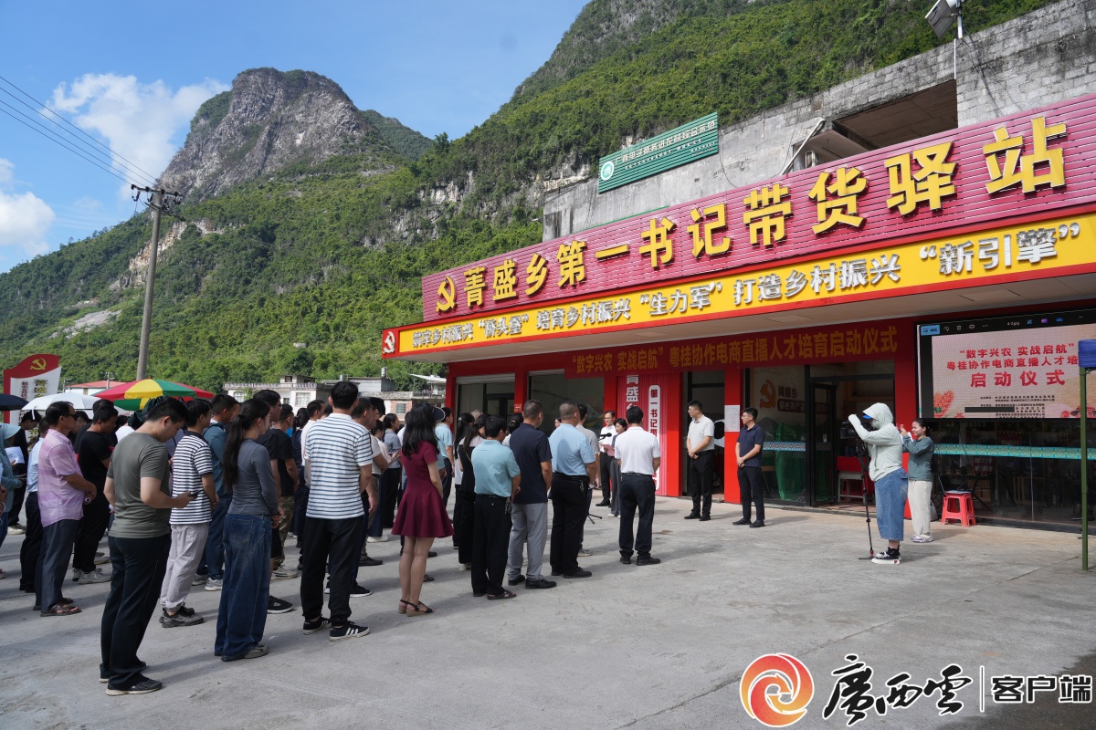 手把手教技能丨粤桂协作都安电商直播培训开课(图1)