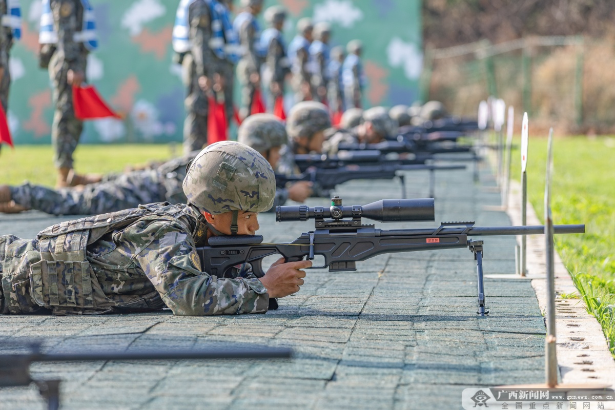 武警广西总队开展群众性练兵比武暨基础训练创（破）纪录竞赛活动