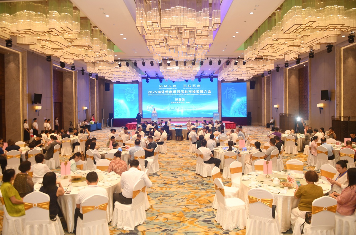 “侨聚东博·玉联五洲”2025海外侨商侨领玉林市投资推介会举行