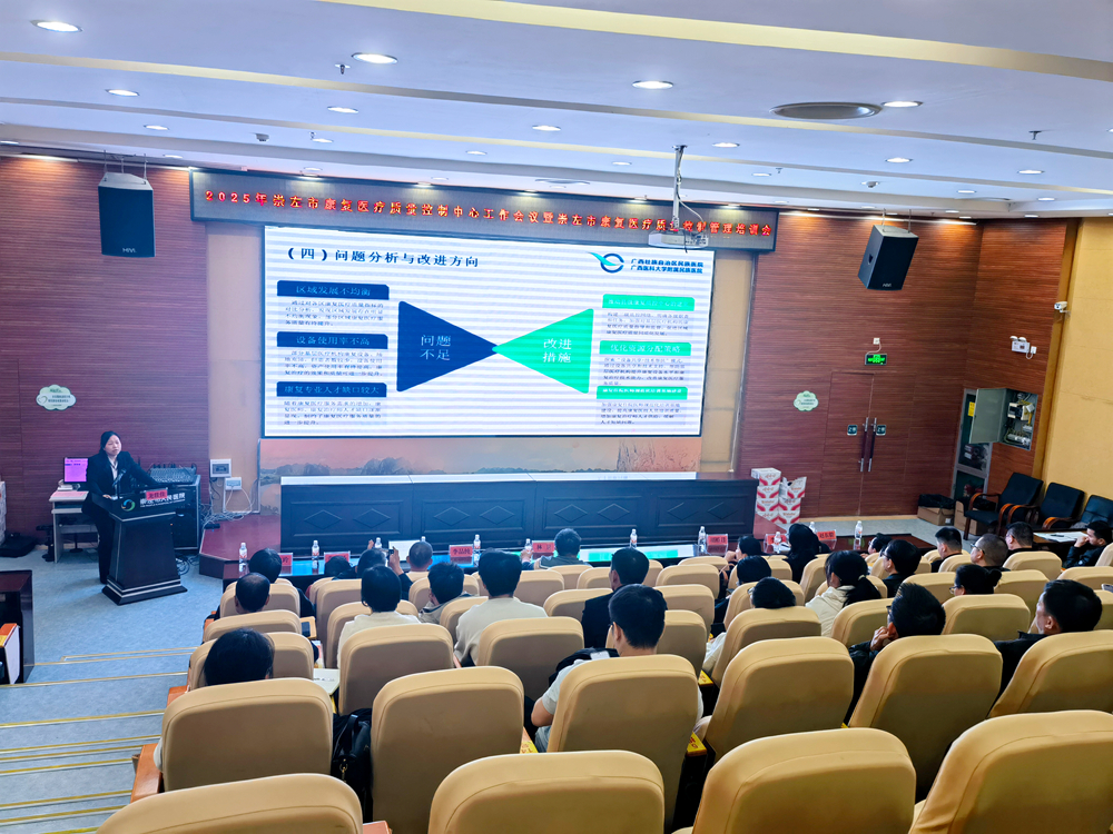 2025年崇左市康复医疗质量控制工作yabo亚博网站登录全站议暨康复医疗质控管理培训yabo亚博网站登录全站顺利召开