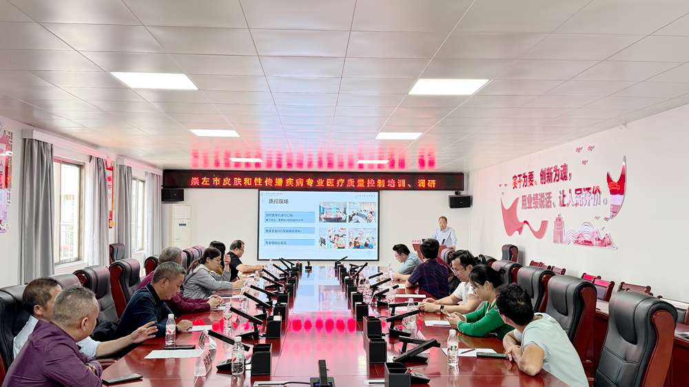 2025年崇左市皮肤和性传播疾病医疗质量控制中心专业调研培训yabo亚博网站登录全站顺利召开
