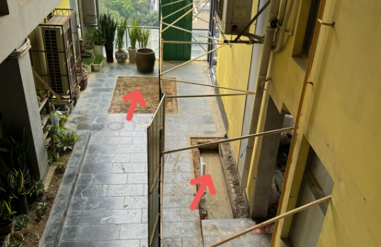 南宁一业主凿墙开门、铲平花圃，欲占用公共区域？多方回应