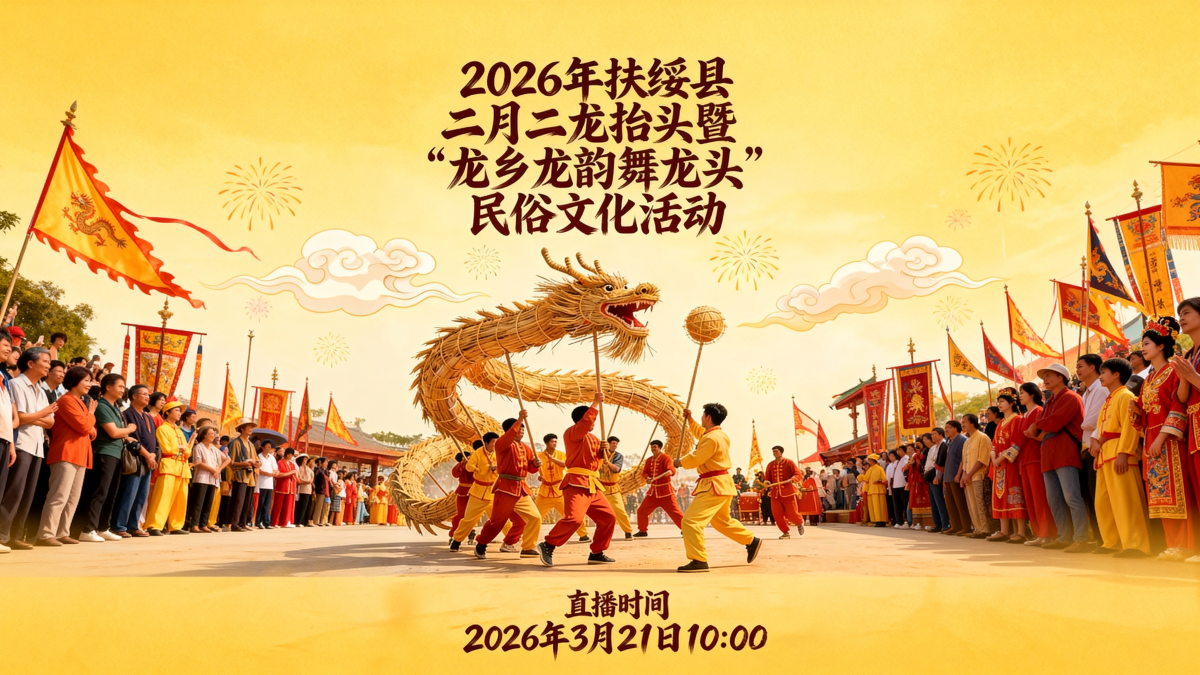 回放｜抬头见喜，在扶绥县龙头乡看草龙齐舞