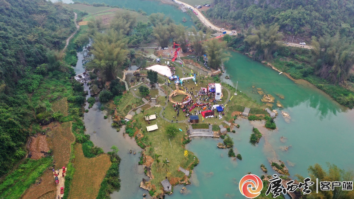 隆安布泉文旅项目上新了！桃花岛露营+卡丁车营地全新体验等你来(图1)