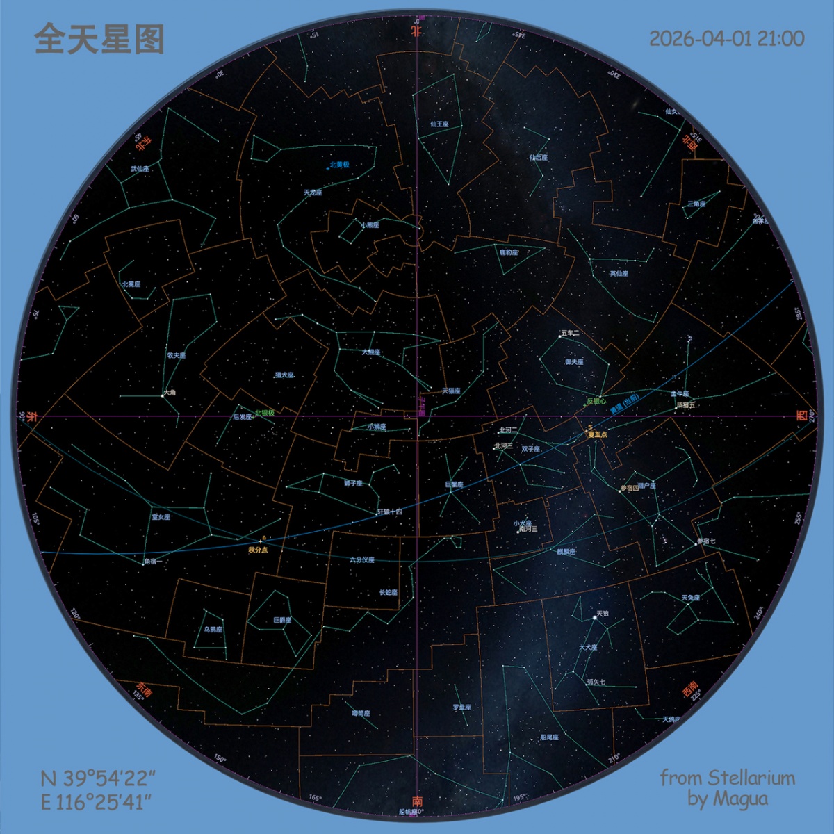 4月观星指南:春季“星空动物园”开张啦!